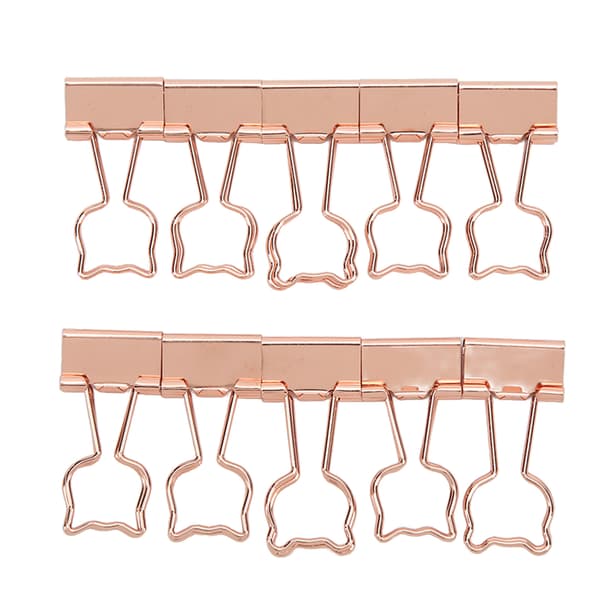20 stk. permer med lite bjørnedesign, solide, holdbare, mye brukte binders for dokumenter, filer, klær