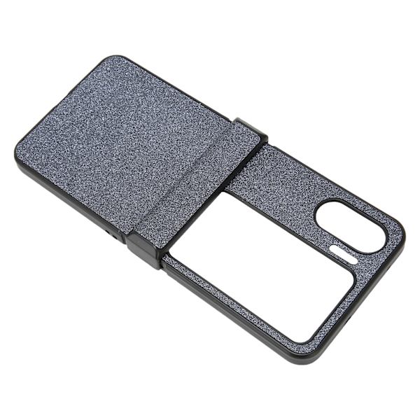 Flip-skærm telefonetui slidstærkt perfekt pasform glitter design let at rengøre cover til Oppo Find N2 Flip sort