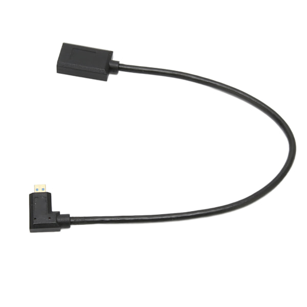 8K 60Hz Micro HD Multimedia Interface-kabel Højre Albue Micro HD Multimedia Interface Han til Hun Ledning OD4.0mm