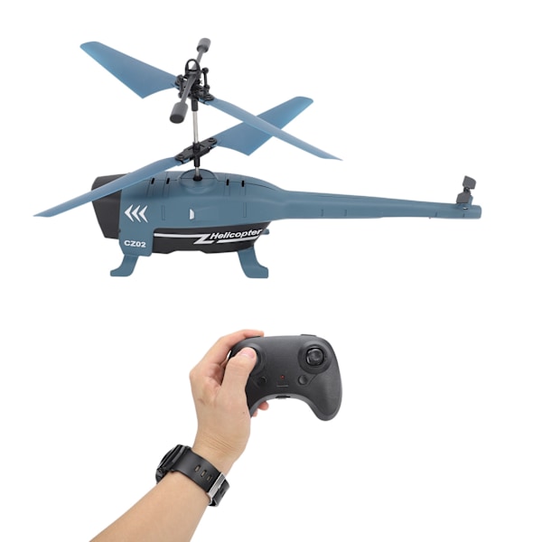 Fjärrkontrollhelikopter 3.5-kanals intelligent hinderundvikande blå fjärrkontrollhelikopter