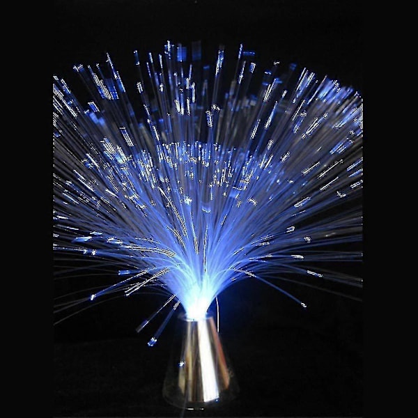 LED Farveskiftende Fiberoptisk Springvand Natlampe Julelys