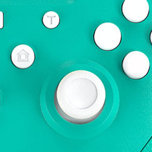 Bluetooth Gamepad NFC Somatosensorisk Dobbelt Motor Vibration Trådløs Game Controller med 3D Joystick til Switch Turkis Grøn