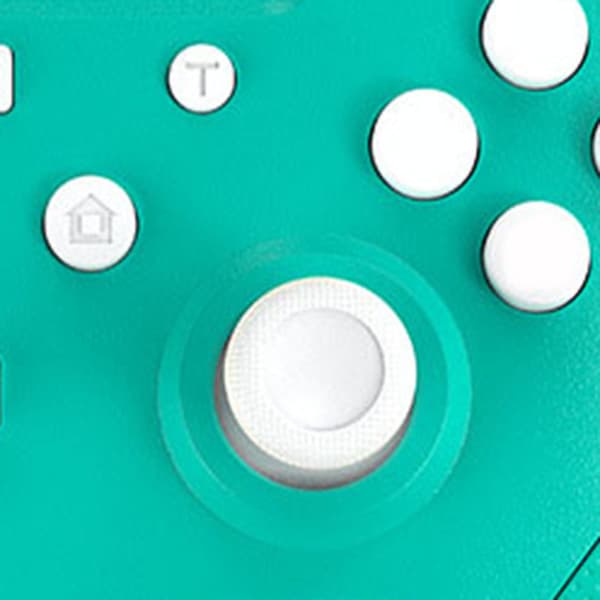 Bluetooth Gamepad NFC Somatosensorisk Dubbel Motor Vibration Trådlös Spelkontroll med 3D Joystick för Switch Turkosgrön