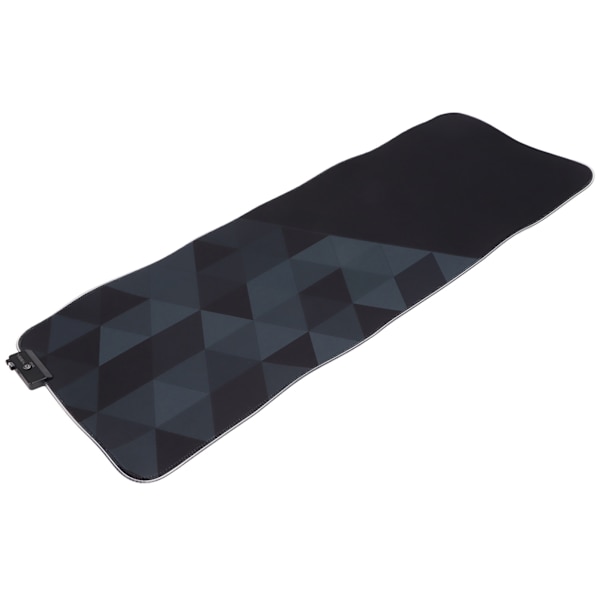 RGB Musmatta Anti Slip Botten Färgglad Belysning USB-driven Multifunktionell Överdimensionerad Design Skrivbordsunderlägg för Hemmet