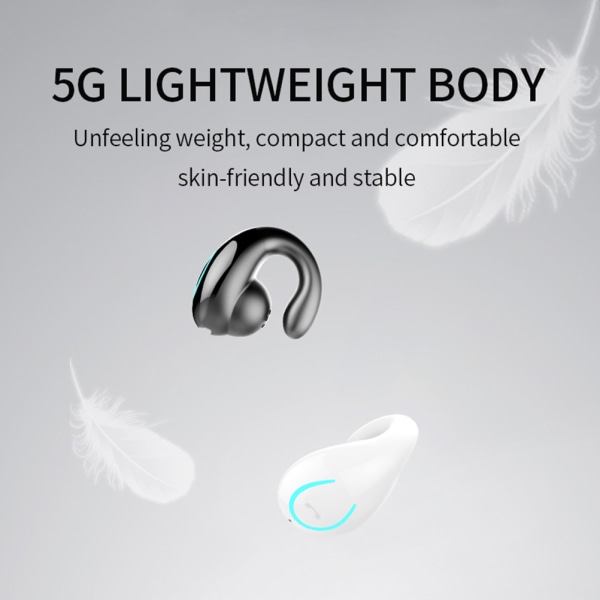 YX08 Mini Bone Conduction Bluetooth Headset Trådlösa Bluetooth hörlurar