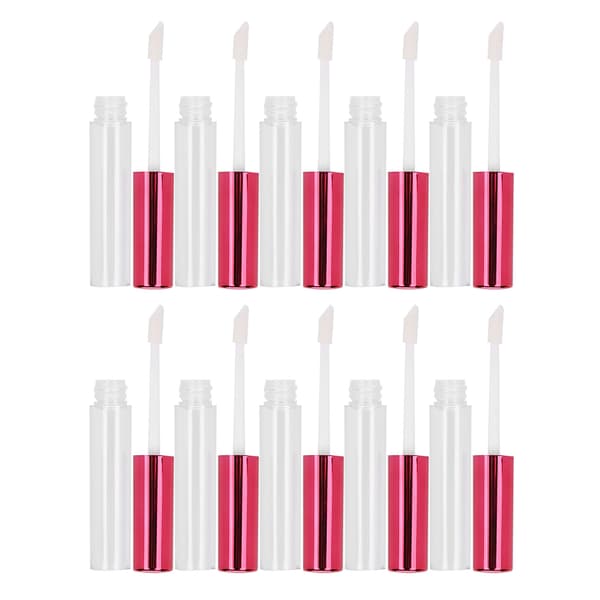 10 stk 5 ml tomme lipglossflasker, bærbare, påfyllbare, lekkasjesikre sminkebeholdere