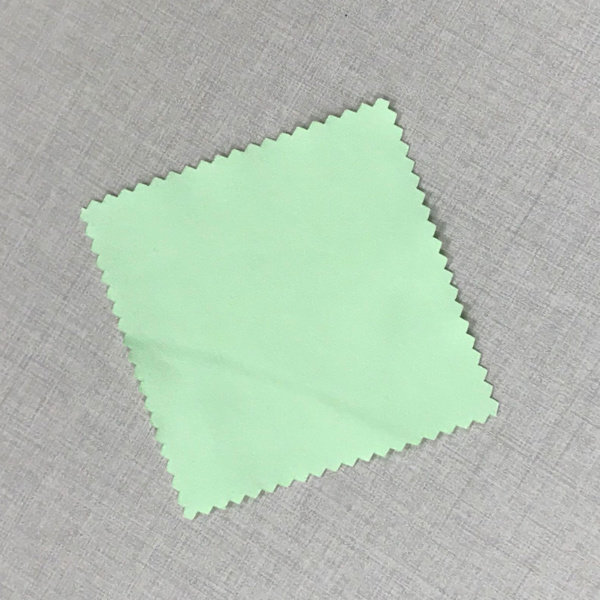 100 stk. 6x8 cm briller rengøringsklud dobbeltsidet fløjl guld sølv smykker rengøringsklud frugt grøn