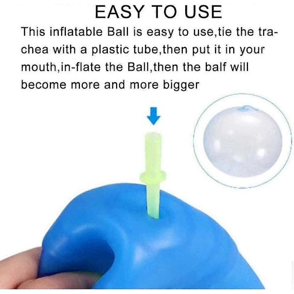 2 Bubbla Uppblåsbar Boll, Transparent Rivtålig Studsboll, Uppblåsbar Överdimensionerad Boll, Vattenballong, för Barnkalas Utomhuslek 60cm