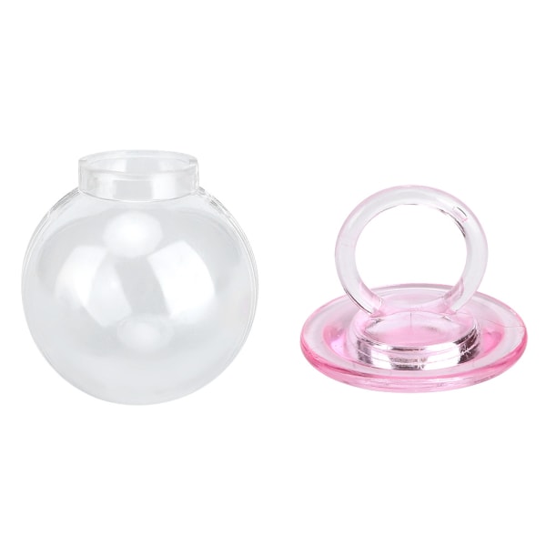 12 ST Nippel Form Godis lådor Bröllopsfavor Fest Plast Godis Presentförpackning Rosa