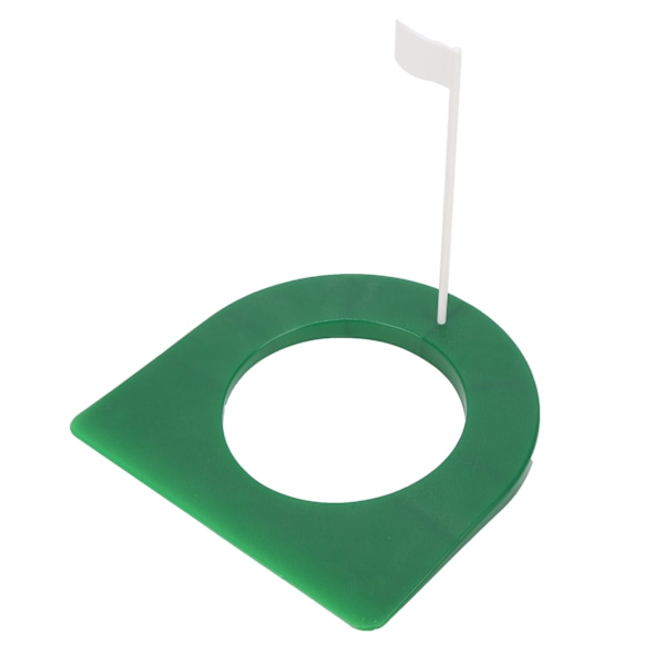 Golfträningsputtningskopp i plast med avtagbar flagga inomhusträningshjälpmedel