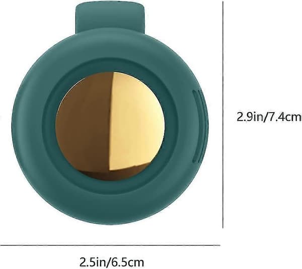 Bærbar Ventilator Mini Taljeventilator Med Klips 3 Hastigheder Kropsventilator USB Genopladelig Til Udendørs Arbejde Camping (FMY) Green