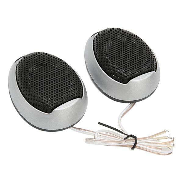 2 st Bildiskanter 98dB 1000W Dome Interiör Stereo Audio Högtalare för Sound System Silver