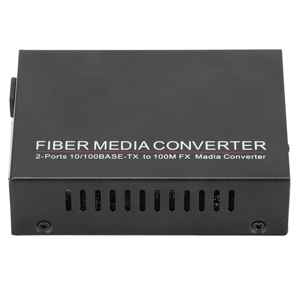 2-portars Ethernet-fiberswitch TBCMC3412ES20A Plug Play Stabil Robust Datornätverksswitchar 100240V(AU-kontakt )