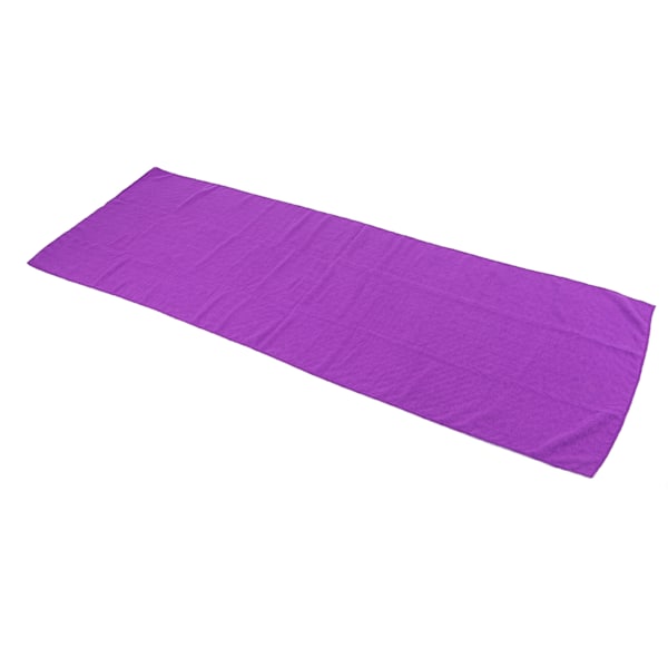 185cmx63cm skridsikker yogamåtte håndklæde yoga svedabsorberende træningsmåtte håndklæde (lilla)