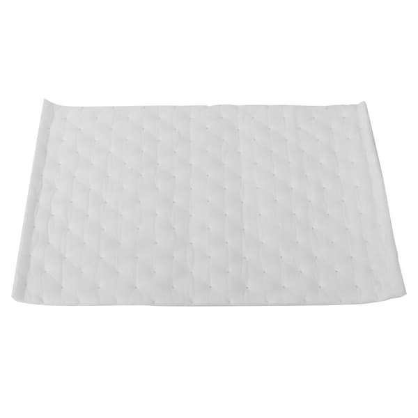 50x80cm Lyddempingsmatte for bil Varmeisolasjon Bomull Hvit Universal for Bildør Panser
