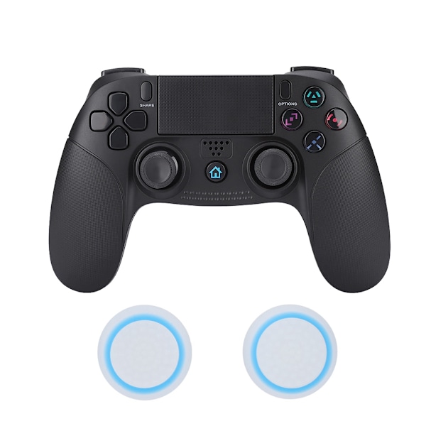2 st Anti-halk Game Controller Joystick-skydd för PS4/PS3/Xbox (vit blå)