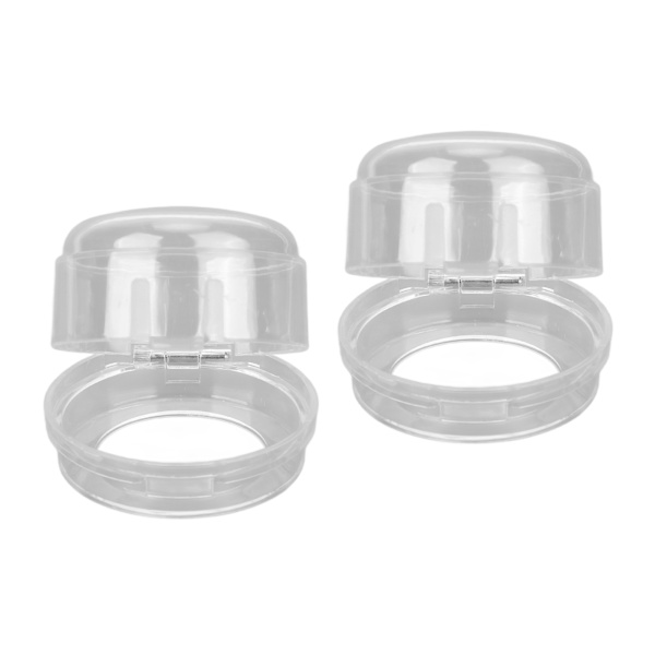 2 stk Gasskomfyr knottdeksler Barnesikkert gasskomfyr knottdeksler Protector for Home KitchenTransparent
