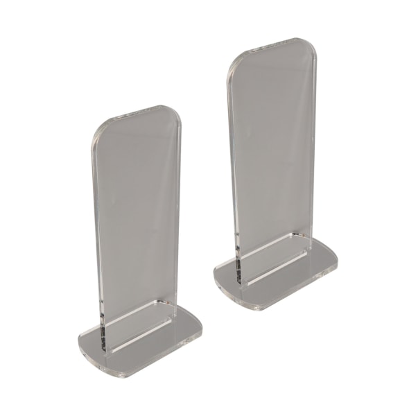 2 stk. Akryl Boksehandske Stativ Vertikal Boksehandske Display Stativ Akryl Handsker Holder Transparent