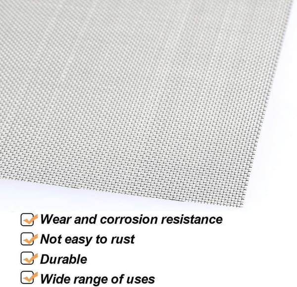 Rustfritt stål netting grillsett - 30 mesh, 3 stk, 300 x 210mm