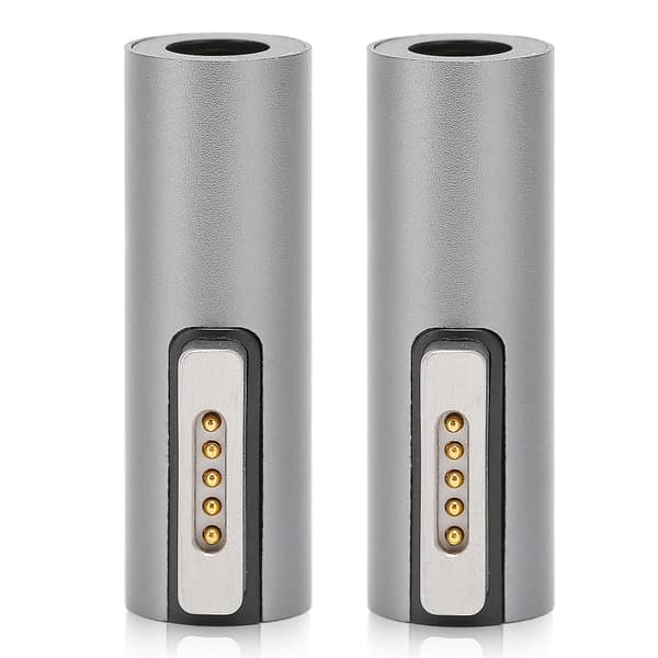 2 STK Magnetisk T-spidsadapter DC hun til Magsafe 2 Maksimal understøttelse 5A 18,5-20V PD Magnetisk adapter til IOS bærbar computer