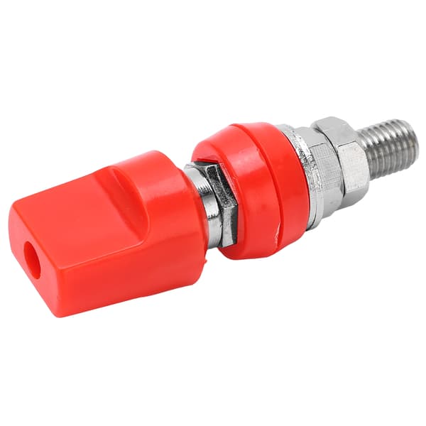 Terminal Multipurpose 4mm Mässing Platt Lock M8 100A Hög Ström Terminalblock med JackRed