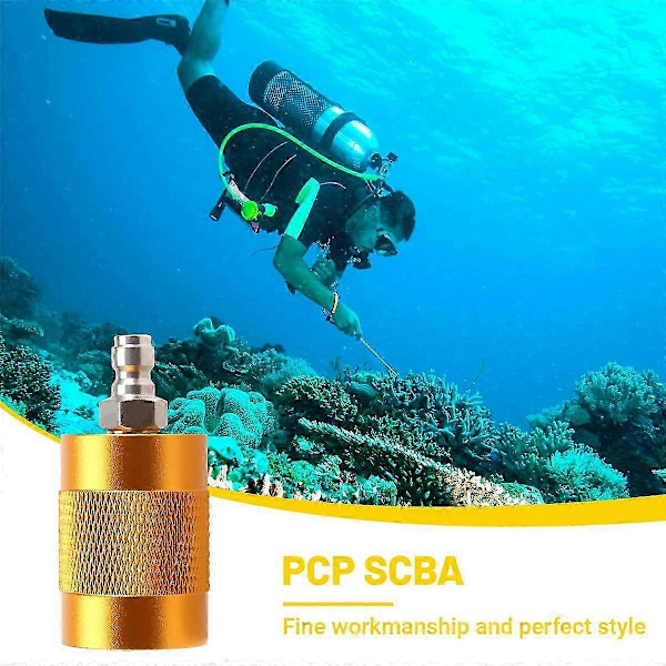 PCP SCBA Fyllestasjon Ladekit Adapter Til G5/8 eller 5/8BSPP DIN Adapter 300 Bar M/8Mm Qu