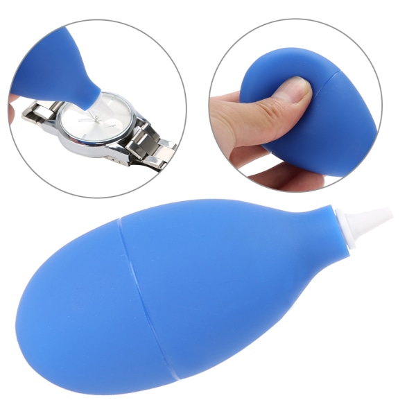 Støvblæserpumperensningsværktøj til kameraurtelefon Tastaturrengøring af linsefilter (blå)