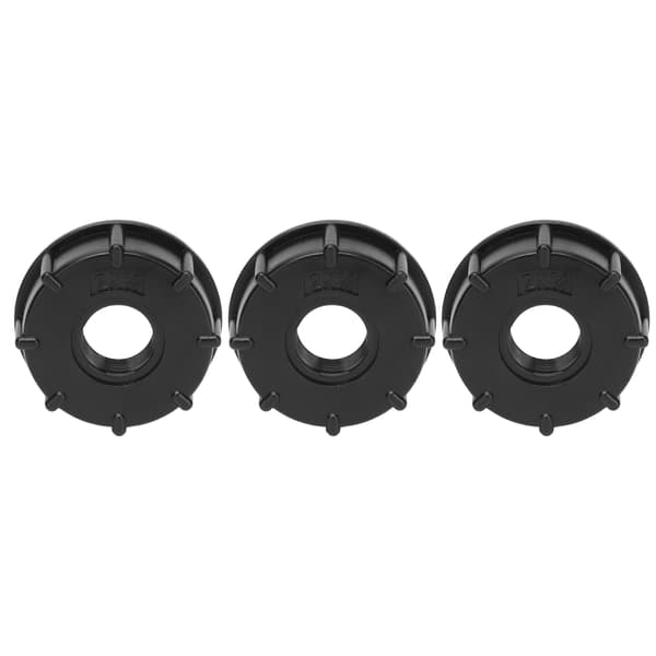 3 stk. IBC-tankforbindelse groft gevindslangeafløbsadapter plastfitting 60 mm indvendig diameter G3/4