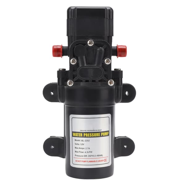 Vattentrycksmembranpump självsugande membranpump högtrycksvattenpump för utomhusbruk RL 2202 12V
