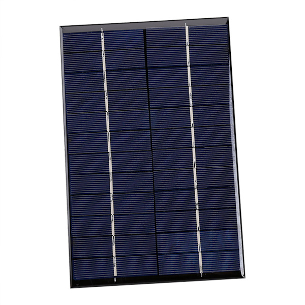 4.2W 12V Mini Bärbar Polysilikon Solpanel DIY Strömmodul Batteriladdare