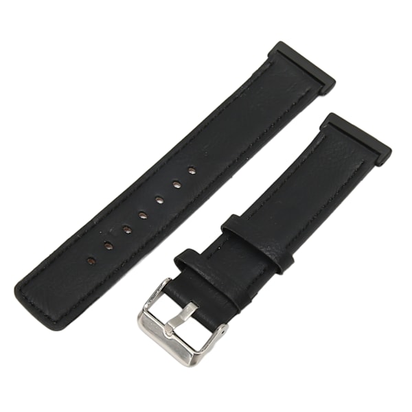 Nahkainen älykellon ranneke Mukava korvaava älykellon ranneke watch FIT 2 Black