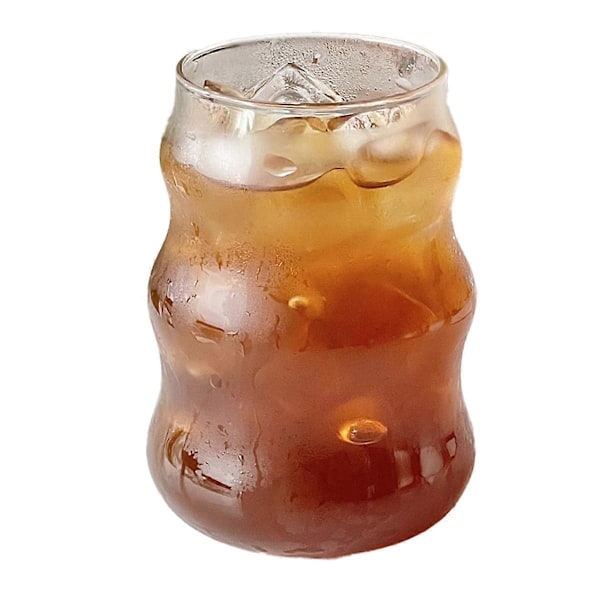 6 st Glas Kopp Värmebeständig Tumbler Dricksglas Transparent B