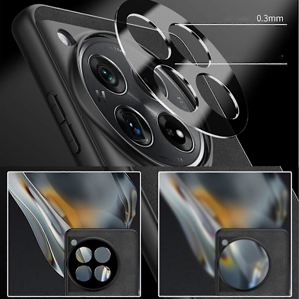 til OnePlus 12 Cover, til OnePlus 12 Læder Cover, PU Læder Ultratyndt Slankt Holdbart Beskyttende Telefon Cover Zekai sort