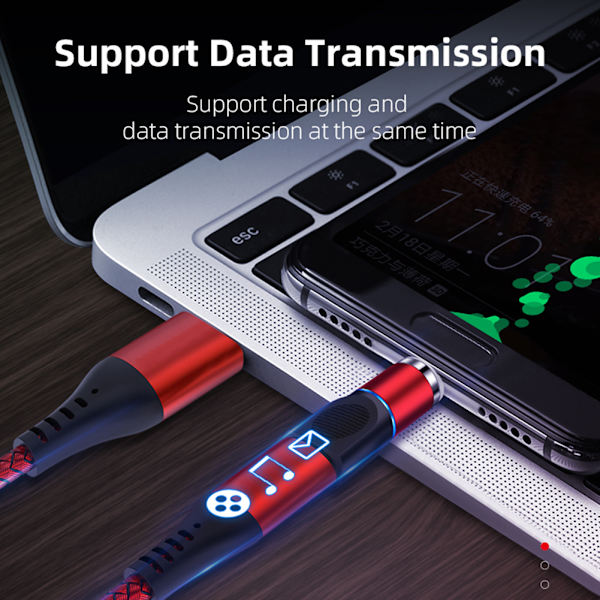 USB Type C magnetisk adapter 360° roterende magnetisk telefonkabeladapterstik