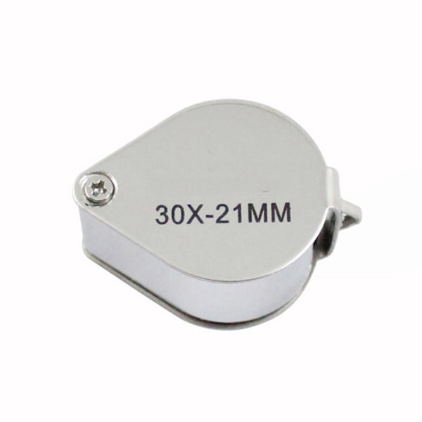 Lommel Lup 30x 21mm Juweliers Oog Vergrootglas Vergrootglas voor Sieraden Rotsen Postzegels Munten Horloges