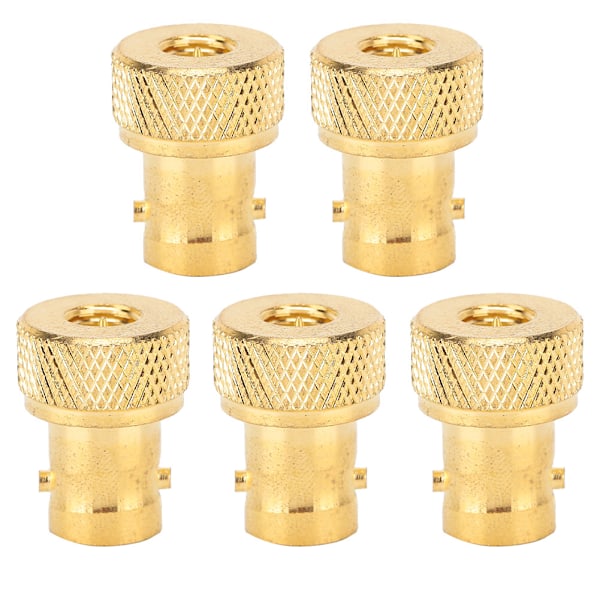 5 stk. BNC hun til SMA han RF koaksial adapter konnektor