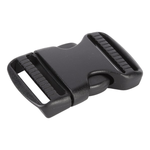 5 stk hurtigspenne plast dobbel justerbar stroppspenner erstatning DIY Craft for ryggsekk SvartFor 25mm bredde stropp