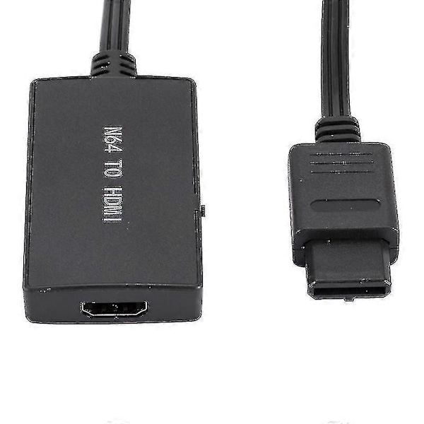 N64 til HDMI Konverter Adapter - Plug and Play til N64 Super SNES - HD Link Kabel til N64 til Nyt HDMI TV