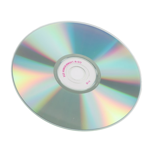 CD R Blanke plater 52X 730MB skrivbar plate Blanke CDer for lagring av digitale bilder musikkdata