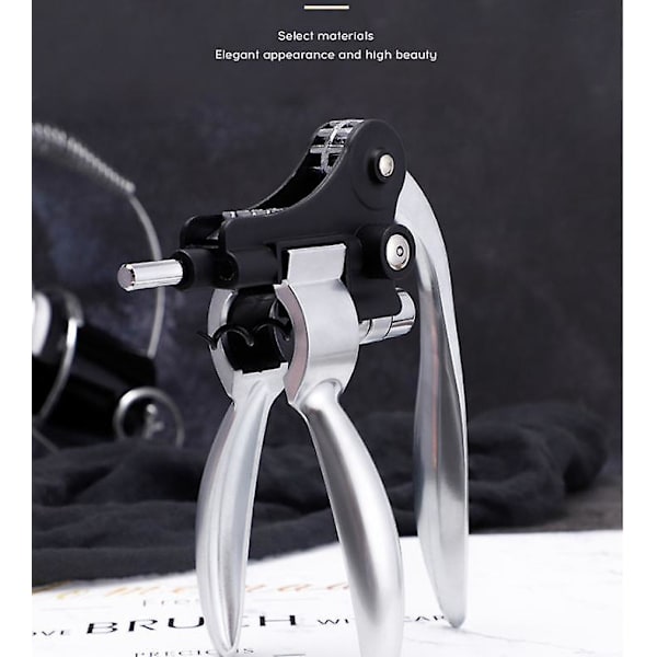Black Wine Corkscrew Set med diverse kapselskärare och vinproppsextraktion