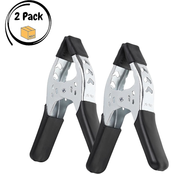 Starka Fjäderklämmor 4-pack 6 tum Metallklämmor för Säkert Grepp