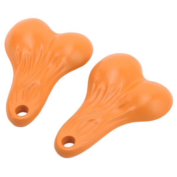 2PCS RC-bilkulmutter i zinklegering, hängande lastbilskulmuttrar för 1/10 bilmodelldekoration utomhus orange