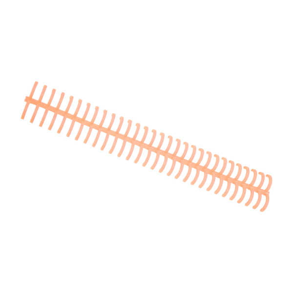 10 st spiralbindningsfjädrar 130 ark kapacitet ryggkam 30 hål 16 mm diameter set kit orange