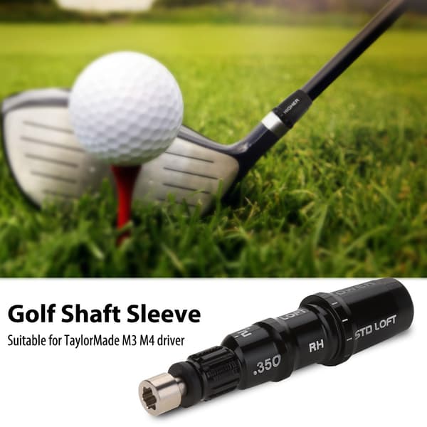 Slitstark adapterhylsa för golfskaft i aluminiumlegering för TaylorMade M3 M4 Driver (0.350)