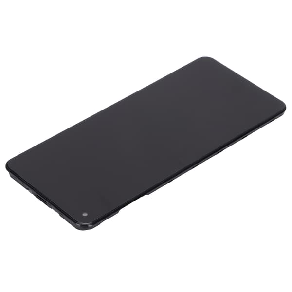 Skärmbyte LCD-skärm Touch Digitizer-enhet för Samsung Galaxy A21S med ram
