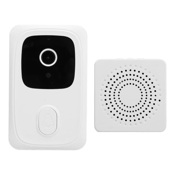 Smart Video Dörrklocka Låg Strömförbrukning Lång Räckvidd HD Mörkerseende 2-vägs Intercom Trådlös Dörrklocka Kamera