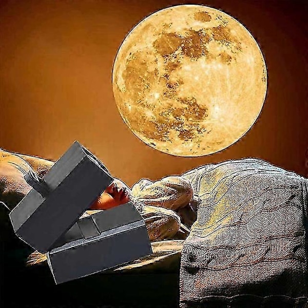 Halloween Projektionslampe Stjerneprojektor Jord Måne Planet Projektor Baggrund Atmosfære Led Natlys Til Børns Soveværelse Vægdekoration -CHNSZ
