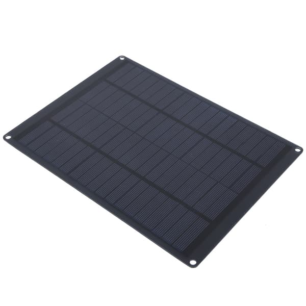 18V 5,5W Bærbart Polykrystallinsk Silisium USB Solcellepanel for Utendørs Lading