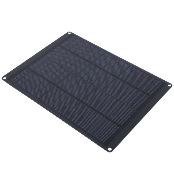 18V 5.5W Bärbar Polykristallin Kisel USB Solcellspanel för Utomhusladdning