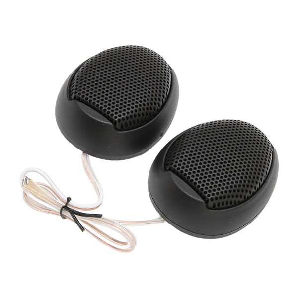 2 stk Bil diskanthøjttalere 98dB 1000W Dome Interiør Stereo Audio Højttaler til Sound System Sort
